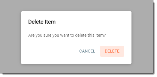 Deleting form