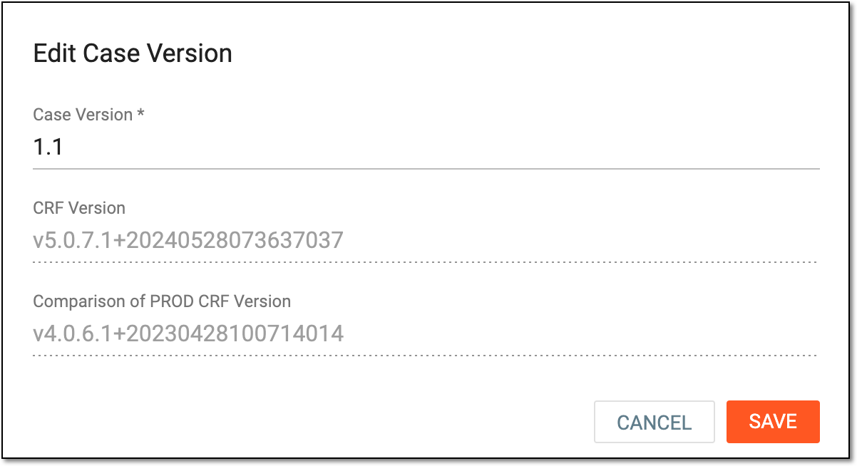 Updating testing case version