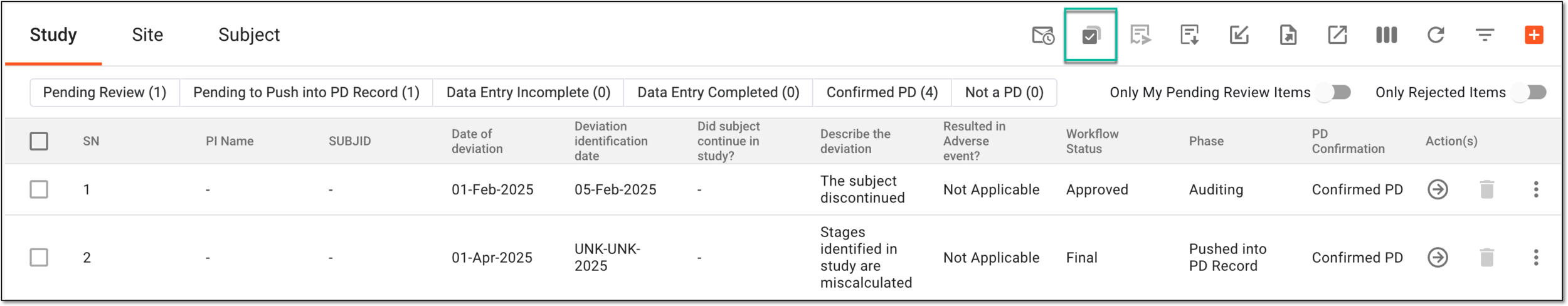 Accessing batch audit