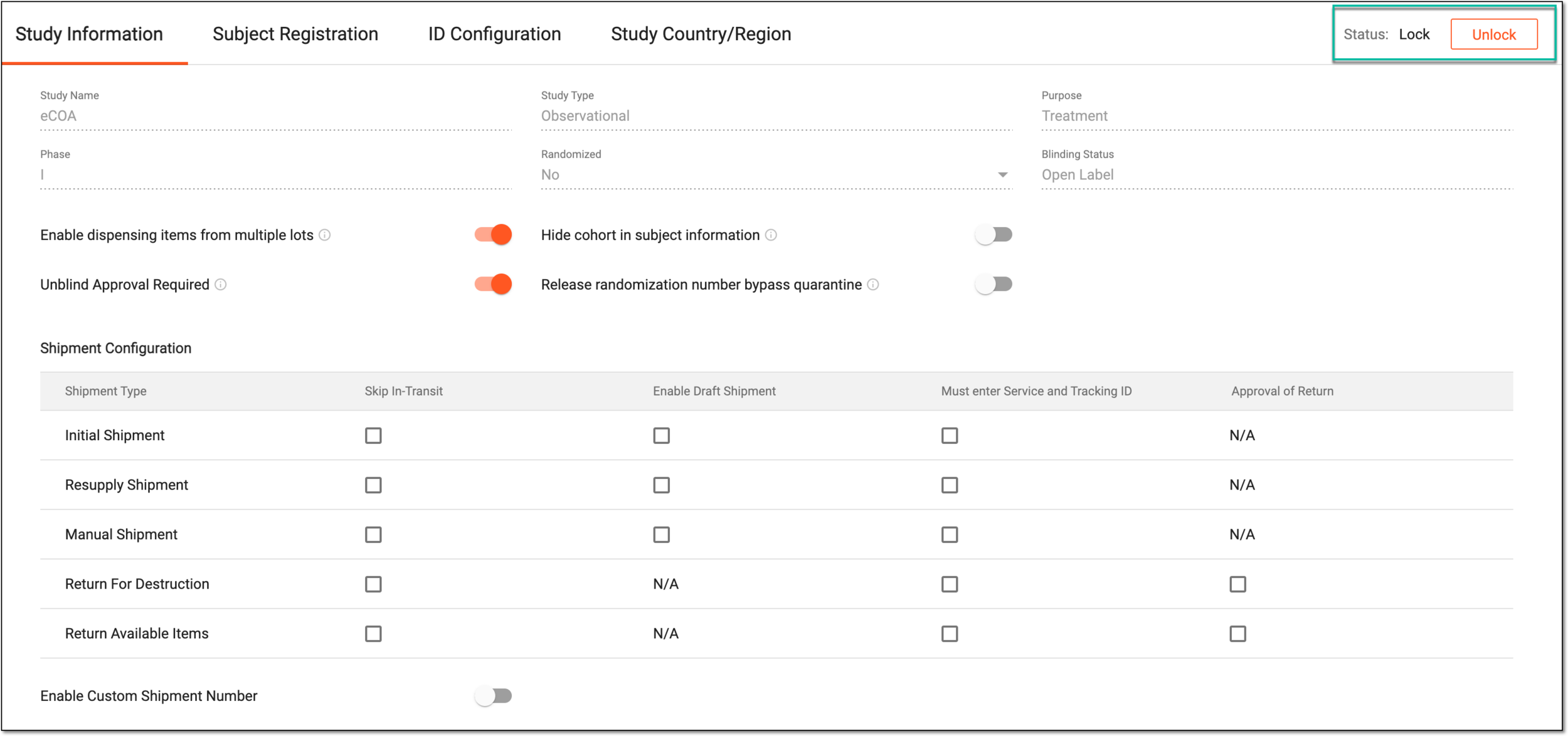 Unlocking study data