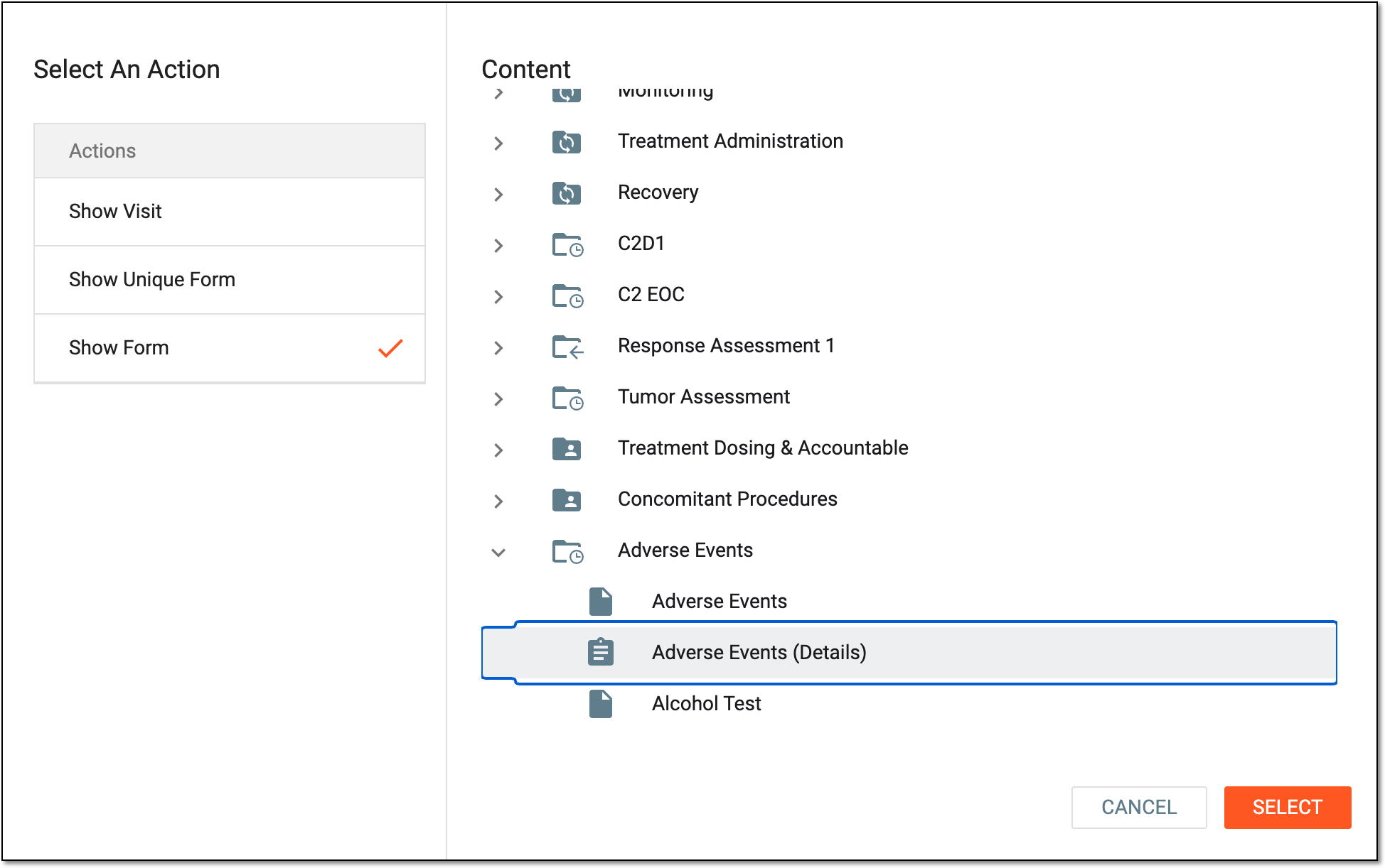 Adding action for automation event