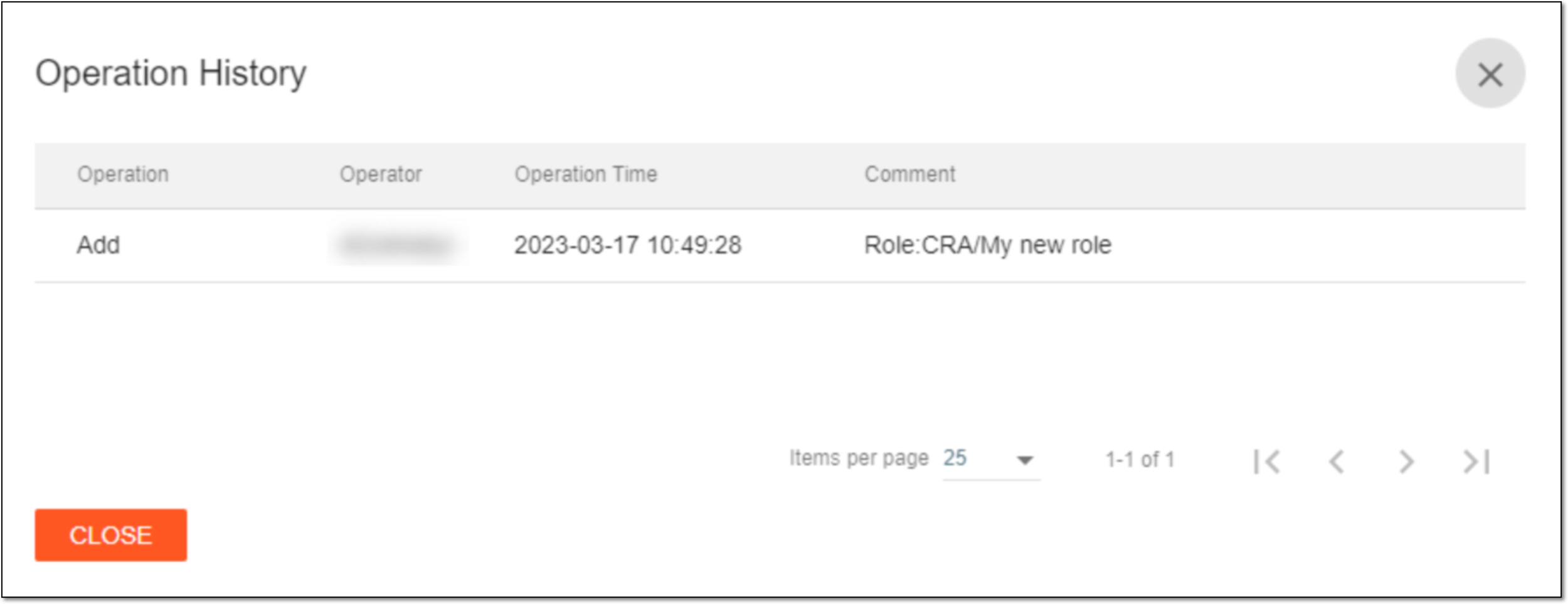 Viewing operation history of issue