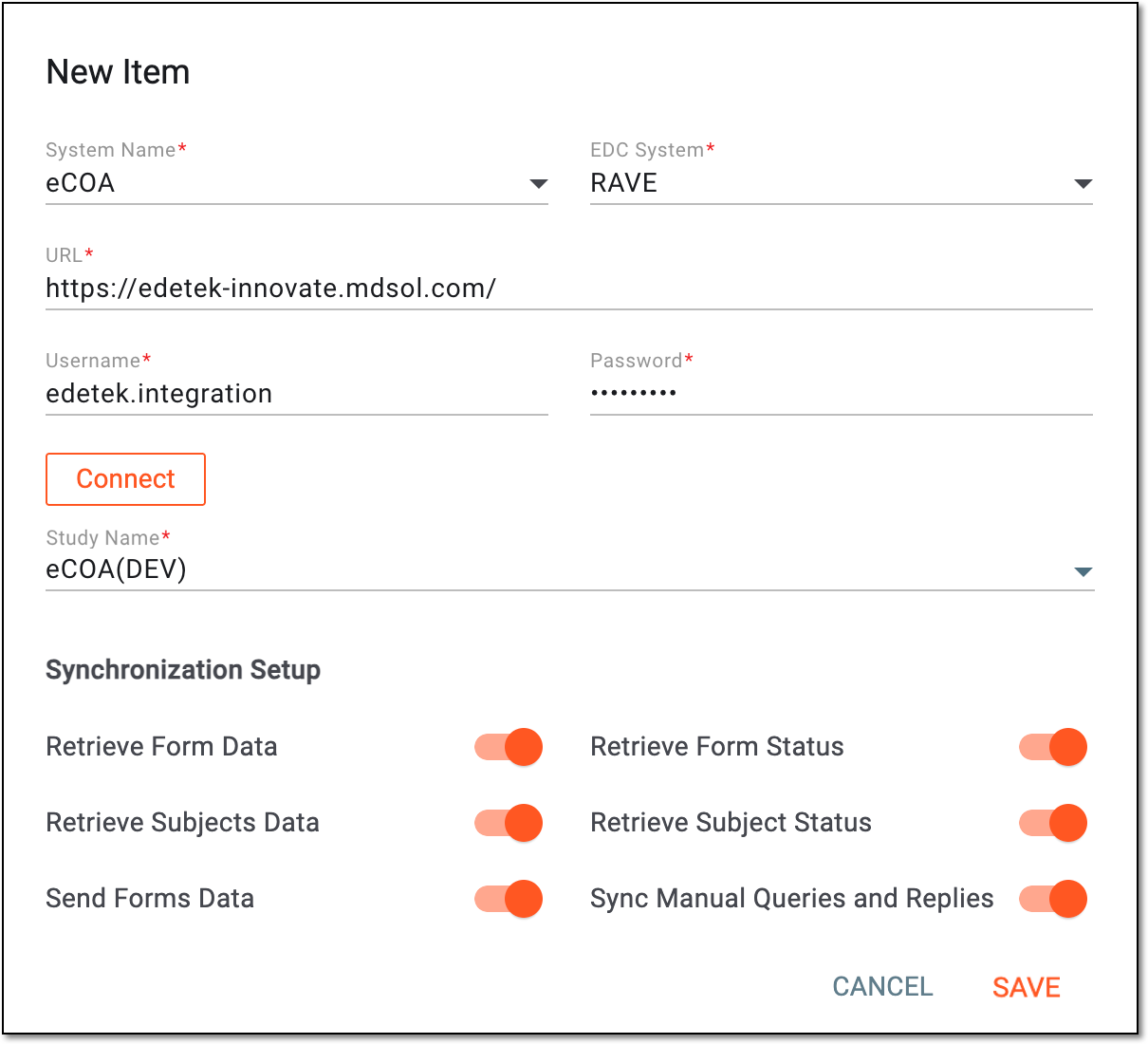 Configuring system integration