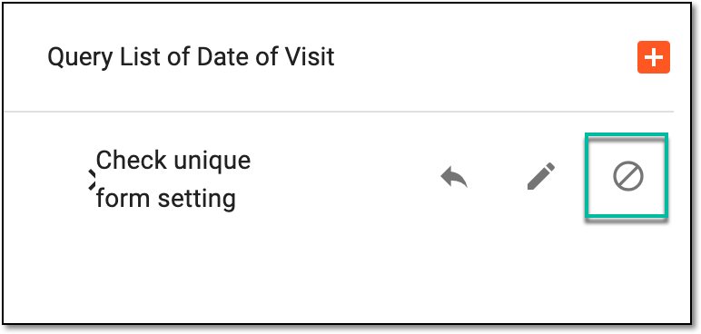 Selecting option to close query