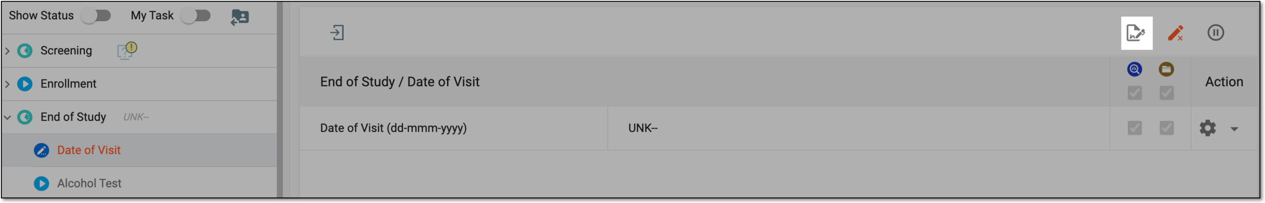 Selecting View Signature