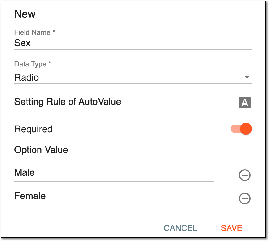 Adding new fields to SAE form