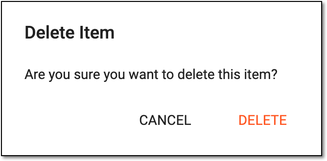Confirming recipient account deletion