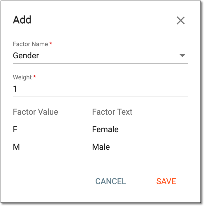 Configuring arm and ratio