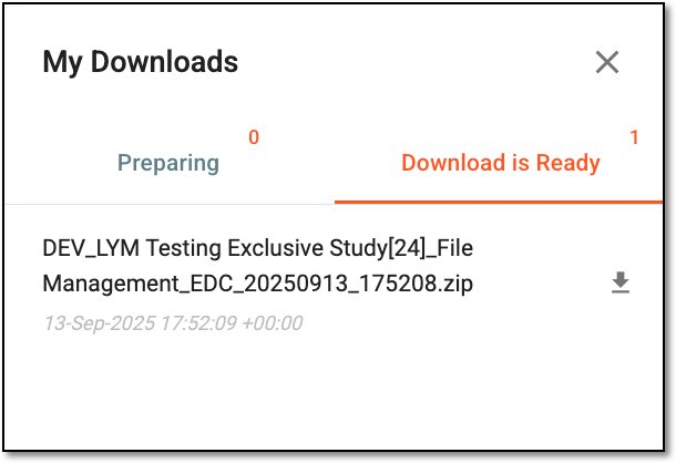 Working with files to be downloaded