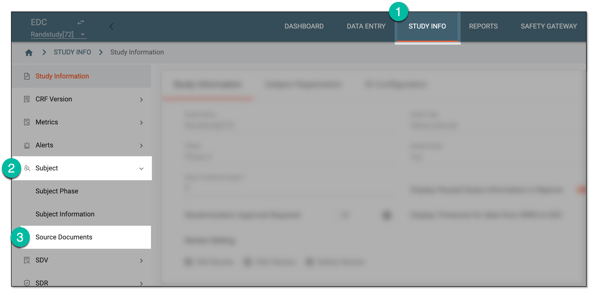 Accessing source documents