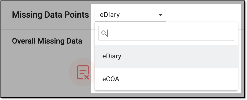Selecting app for data quality report