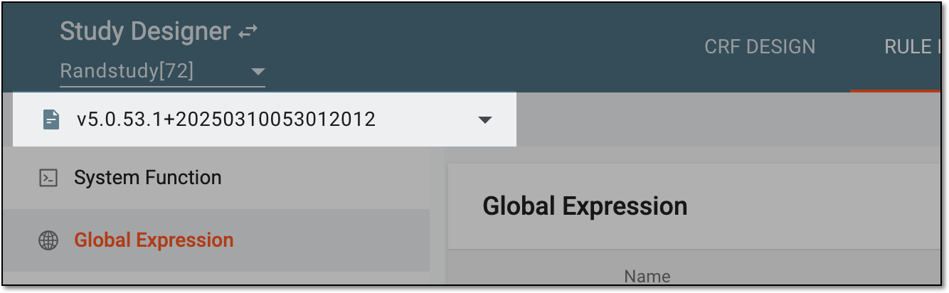 Selecting unlocked CRF version