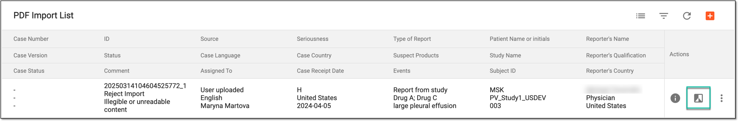 Accessing safety data differences review