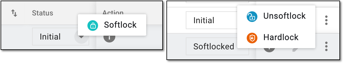 Changing subject status