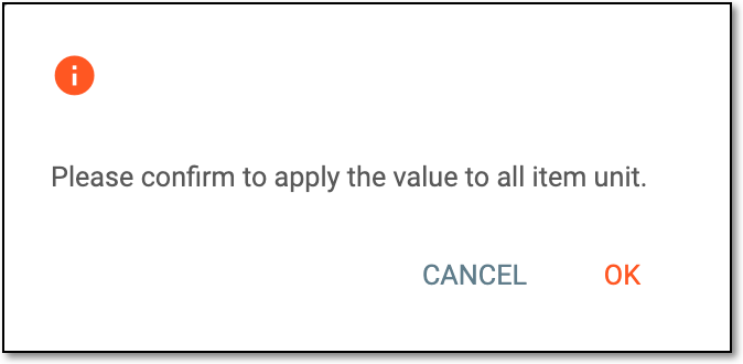 Applying limit to all values