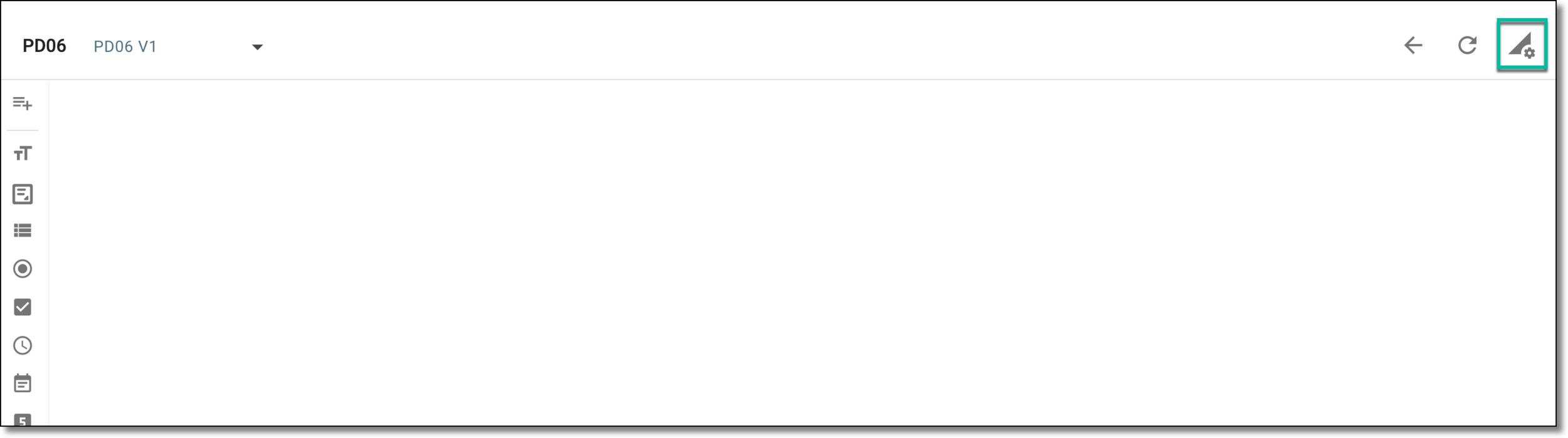 Selecting to add predefined questions