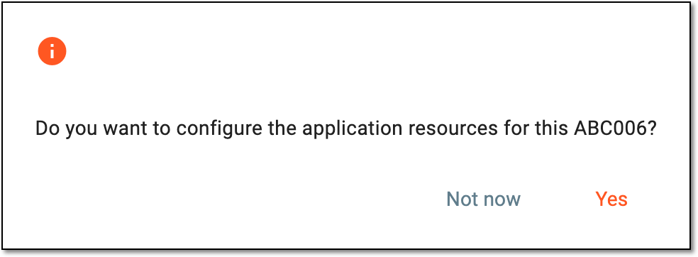Proceeding to app selection for study