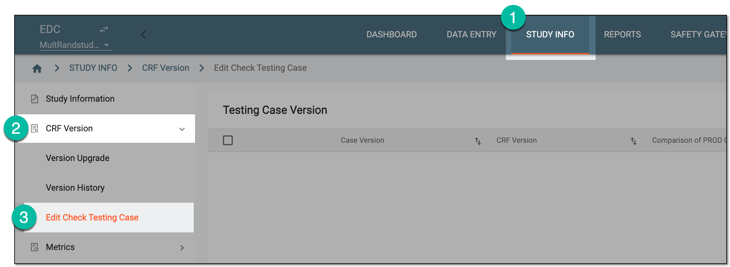 Accessing edit check testing