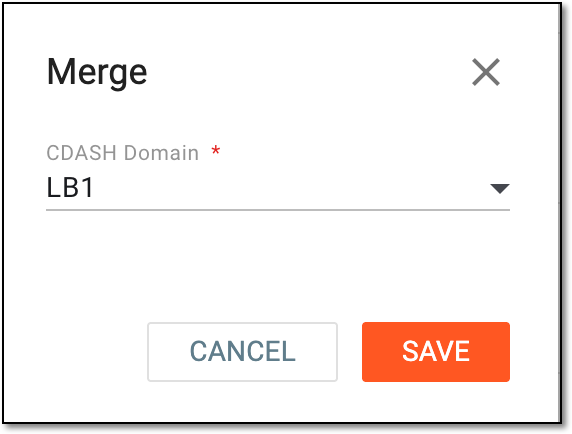 Merging dataset domains
