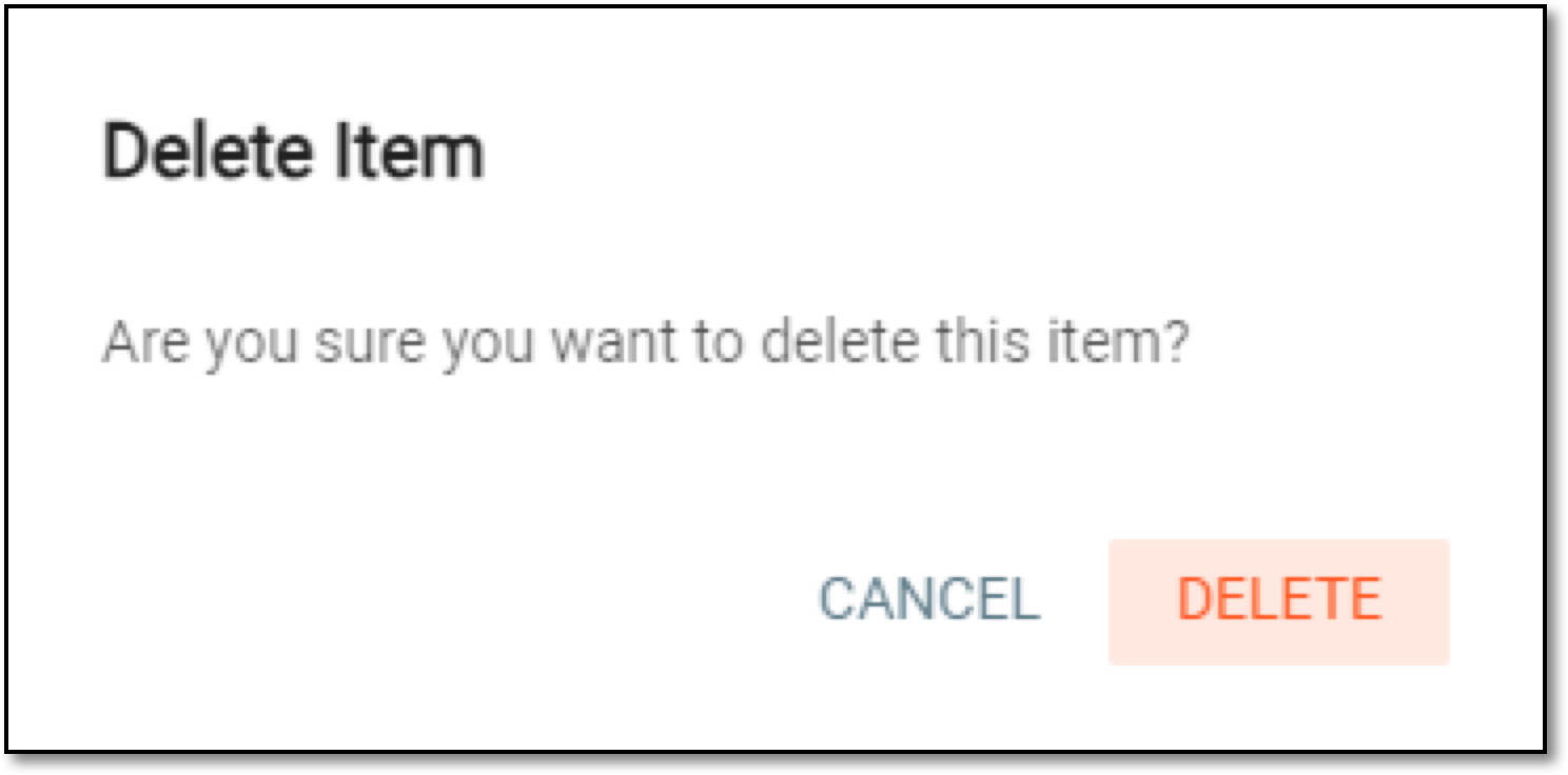Confirming script deletion