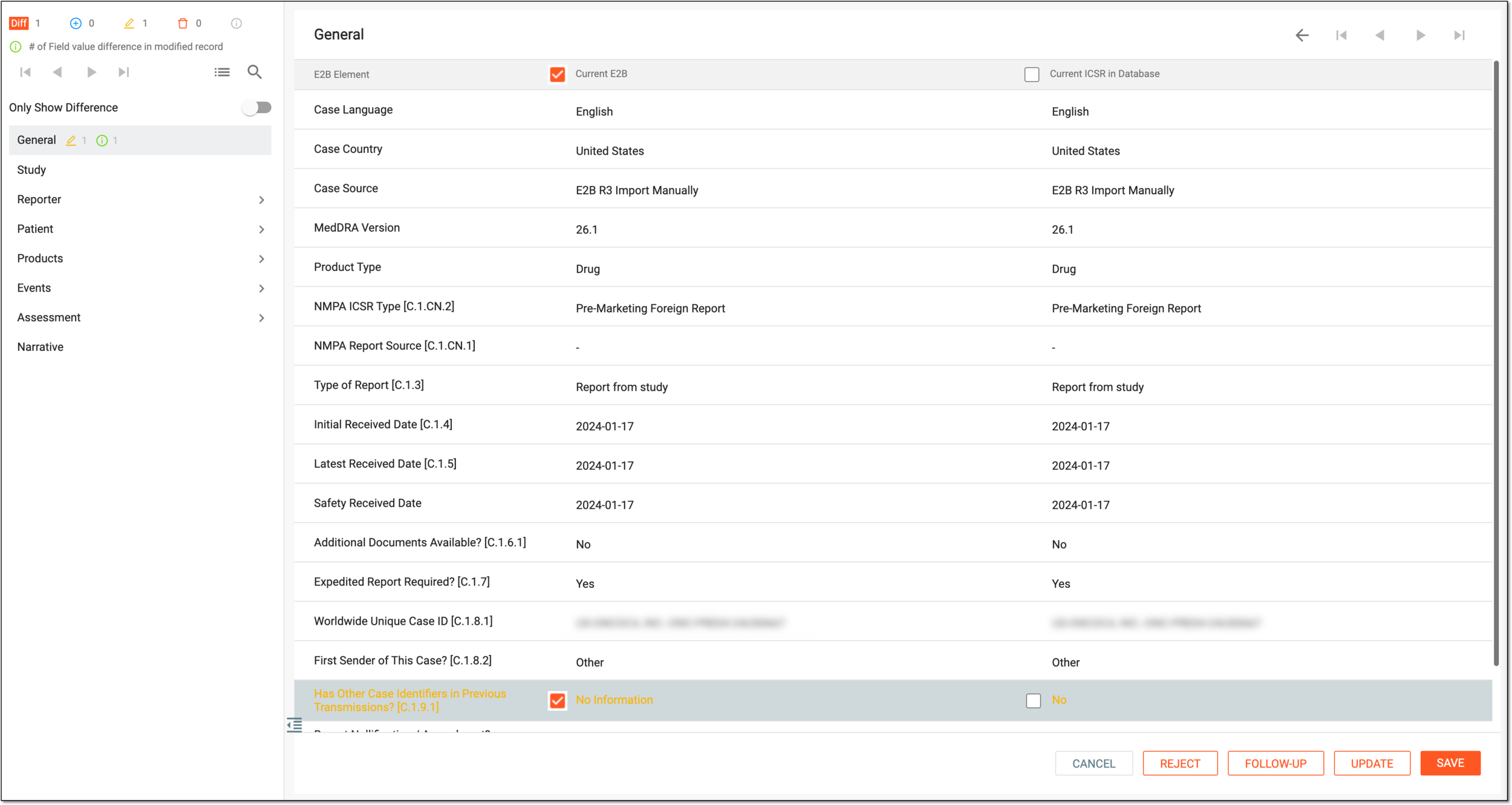 Comparing duplicated data
