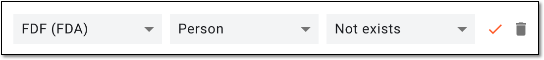 Configuring standalone condition