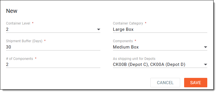 Creating level 2 container
