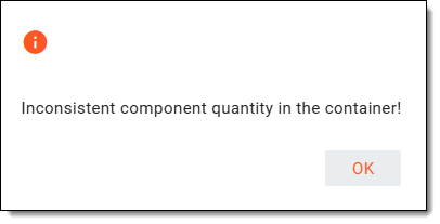Error message example