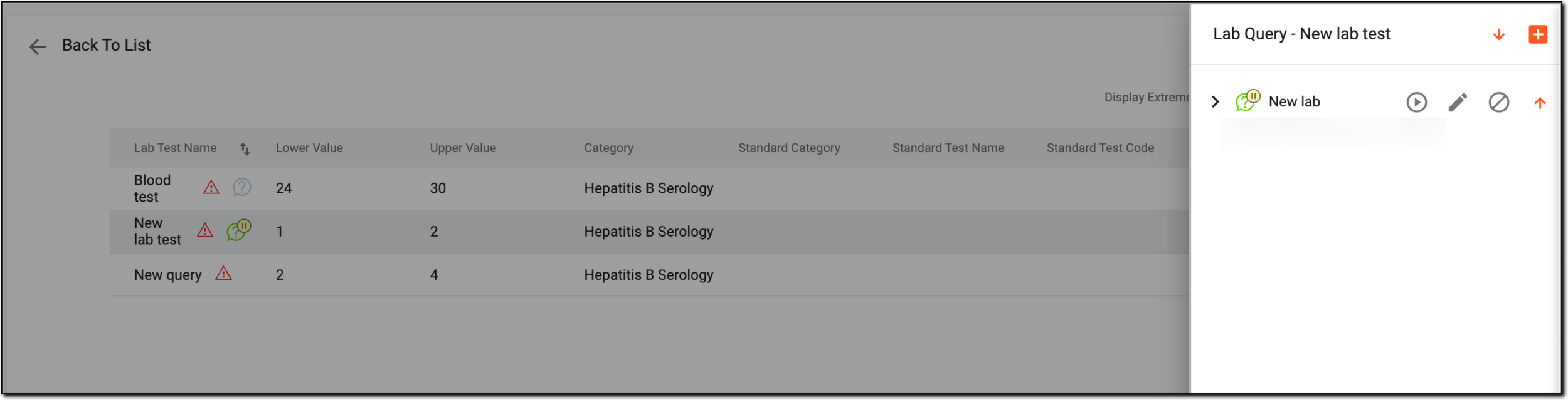 Performing actions on query