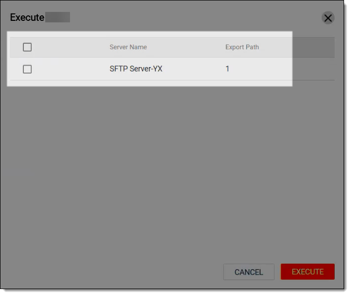Selecting server for job execution