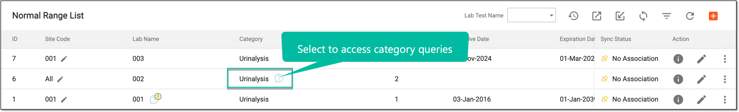 Accessing category queries