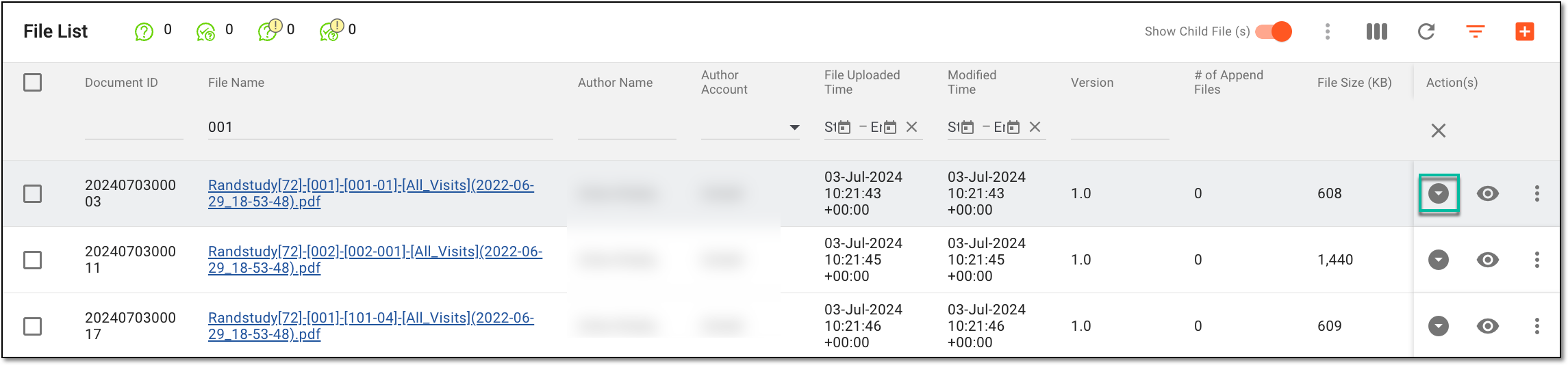 Selecting lifecycle option