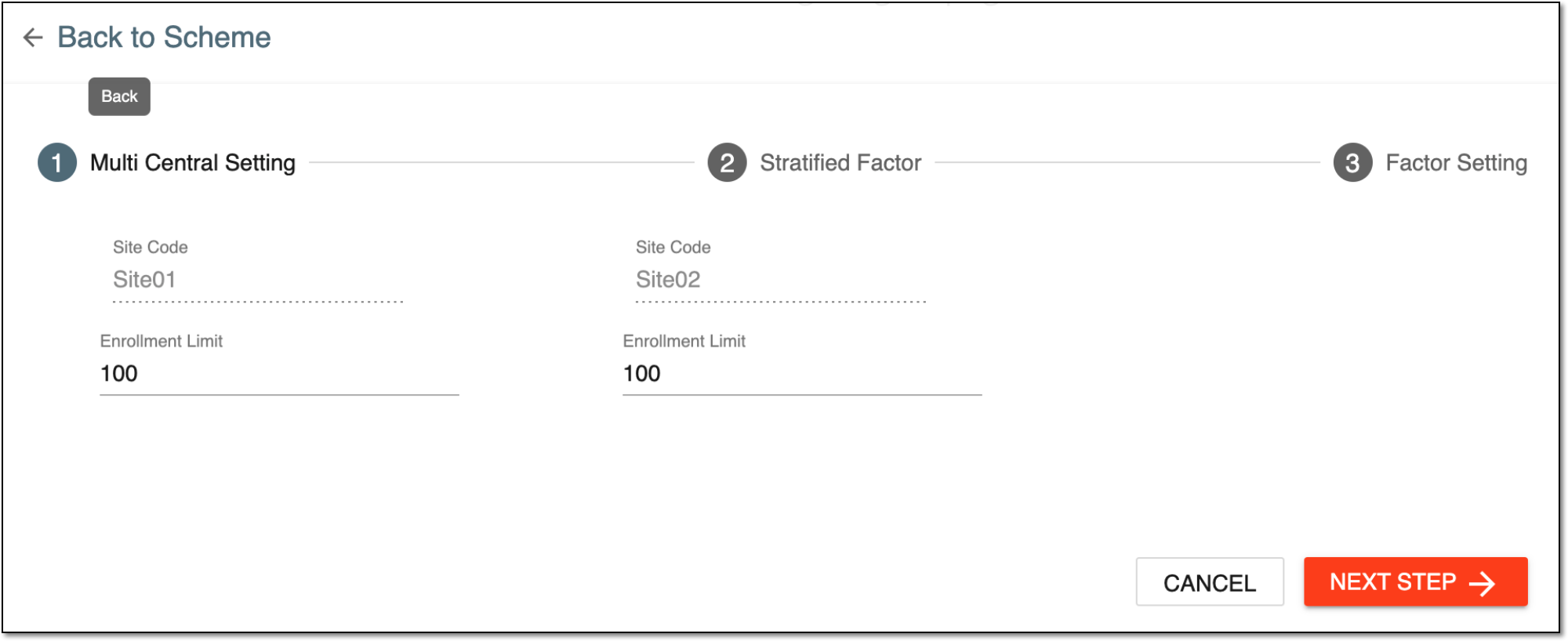 Defining multicentral settings