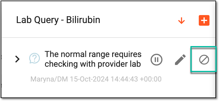 Closing lab query