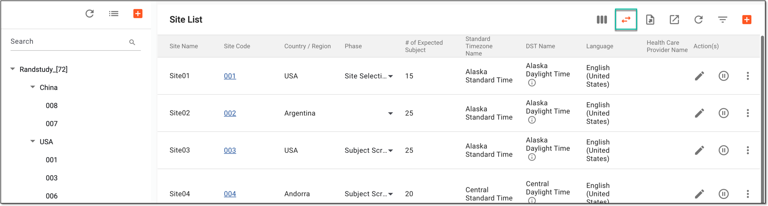 Reverting site view to original