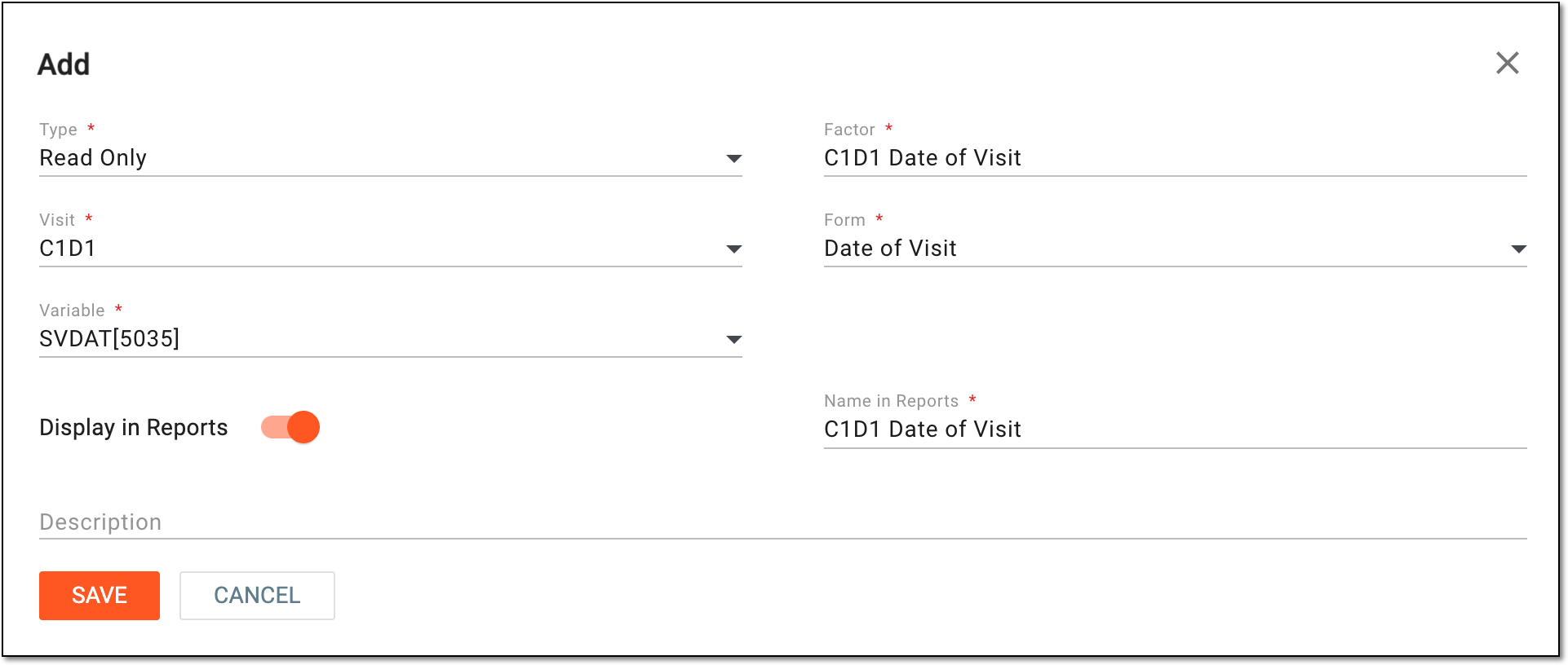 Configuring new read-only factor