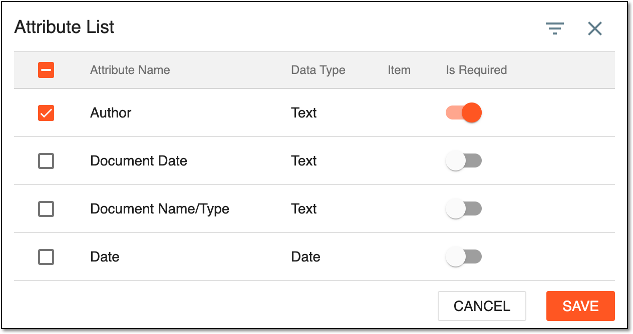 Adding attribute to file type