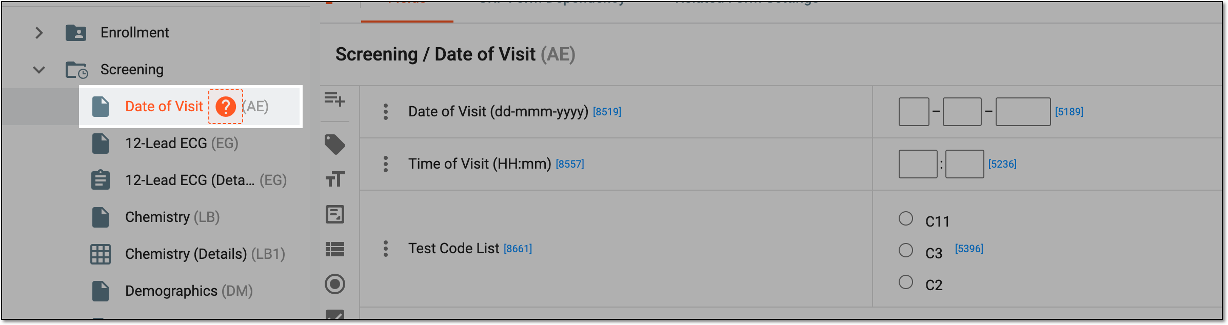 Opening query details