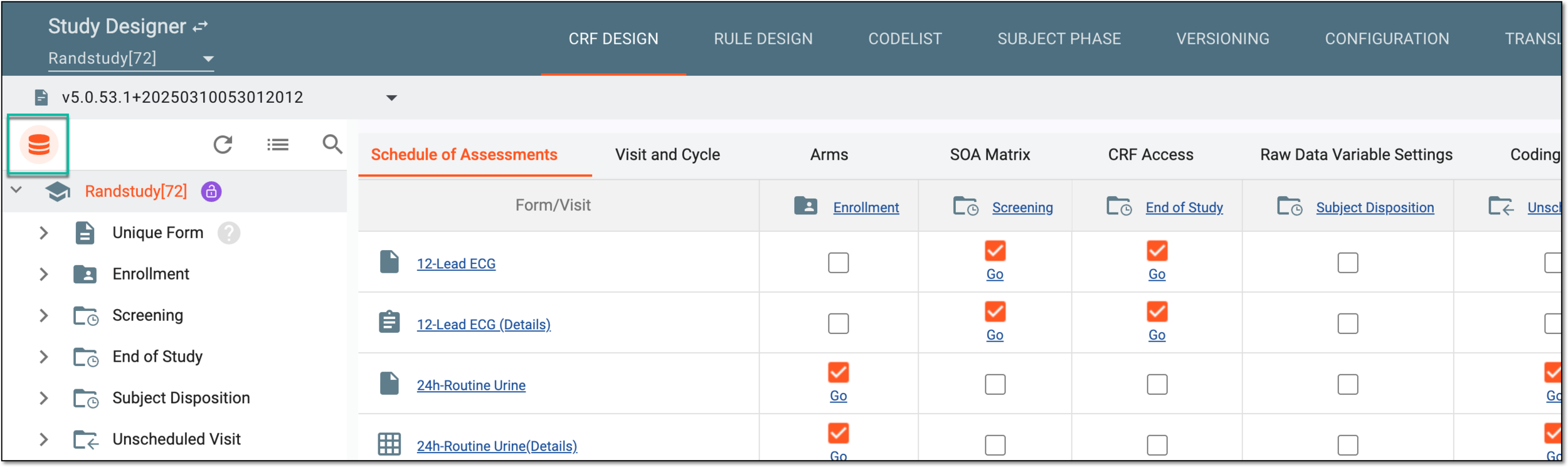 Accessing dataset page
