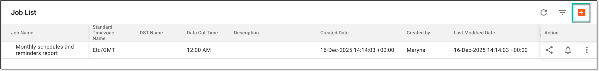 Selecting option to add eDiary schedules and reminders extraction job