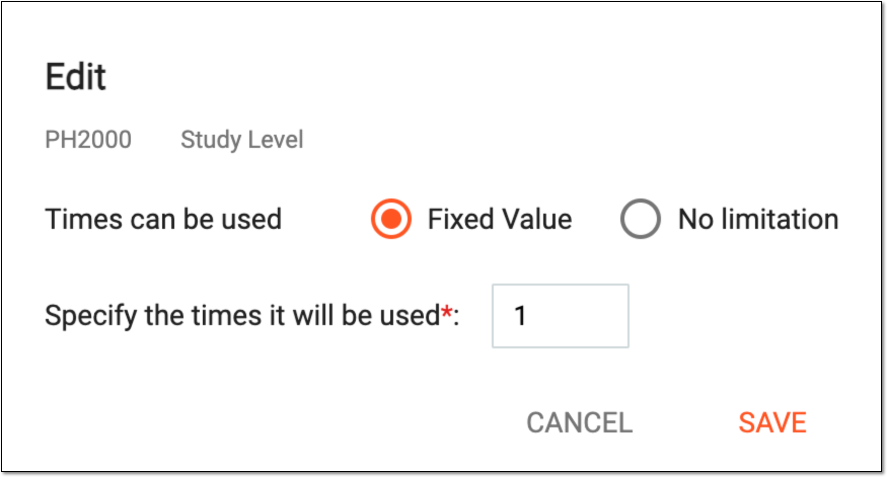 Selecting to edit placeholder configurations in batch