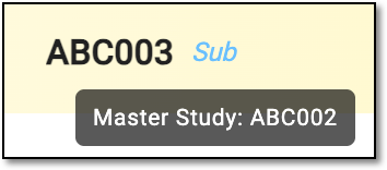Master study indicator