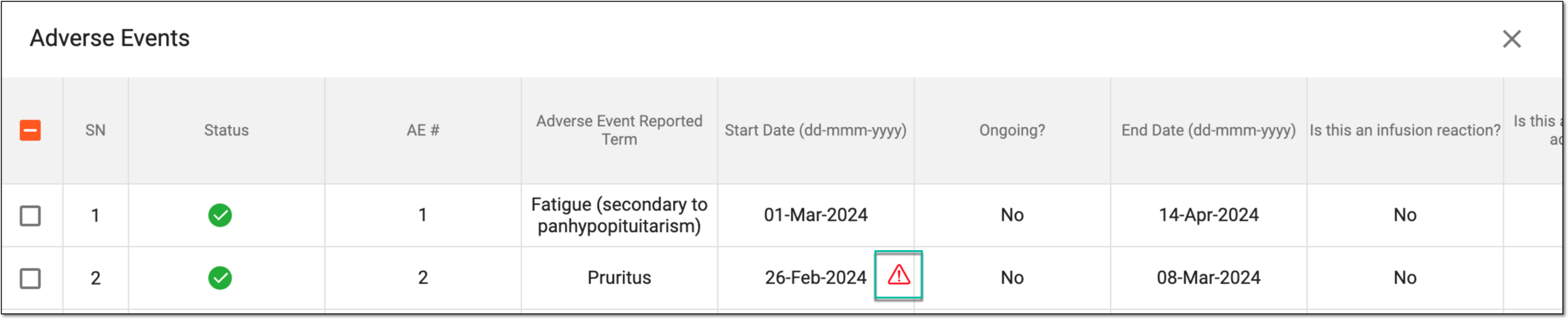 Locating unfit record for selection