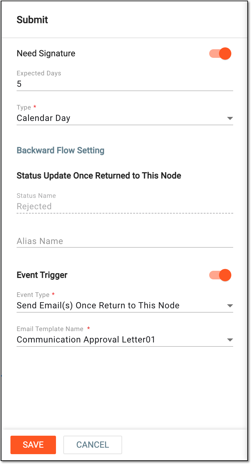 Configuring_submit_node_details_for_communication_approval.png Configuring submit node details for communication approval
