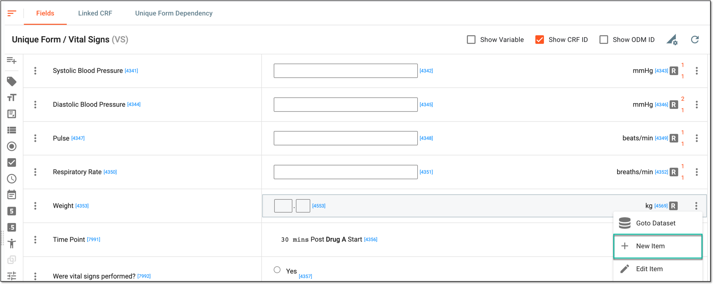 Adding slider to existing item