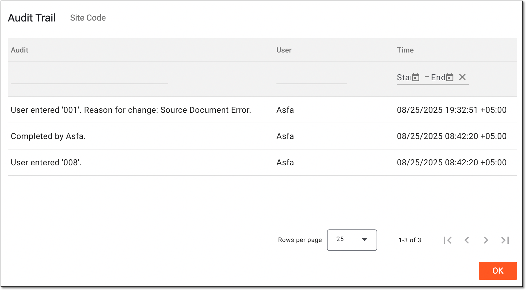 Analyzing change history of potential PD record item