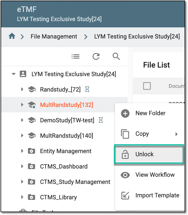 Unlocking study