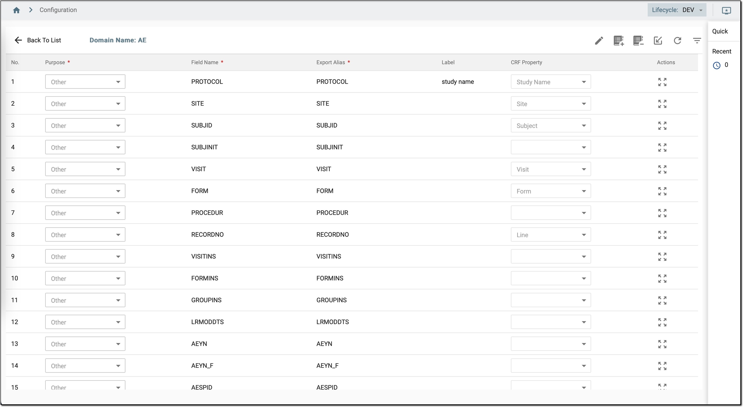 Configuring domain