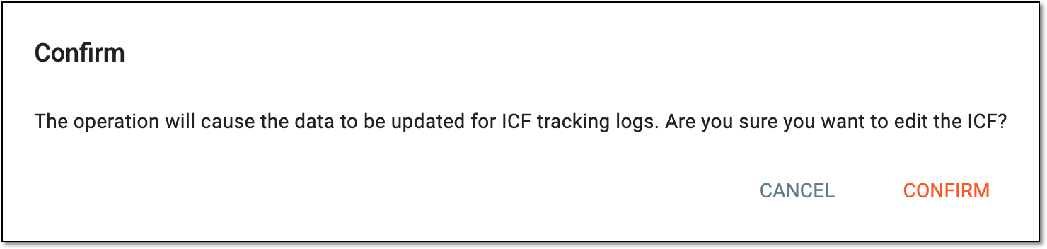 Receiving notification on potential data change