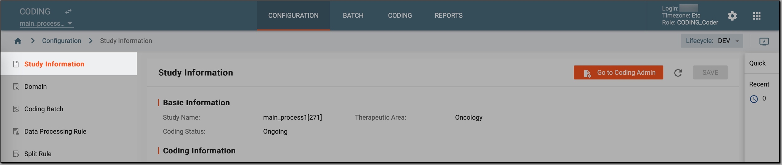 Accessing study information